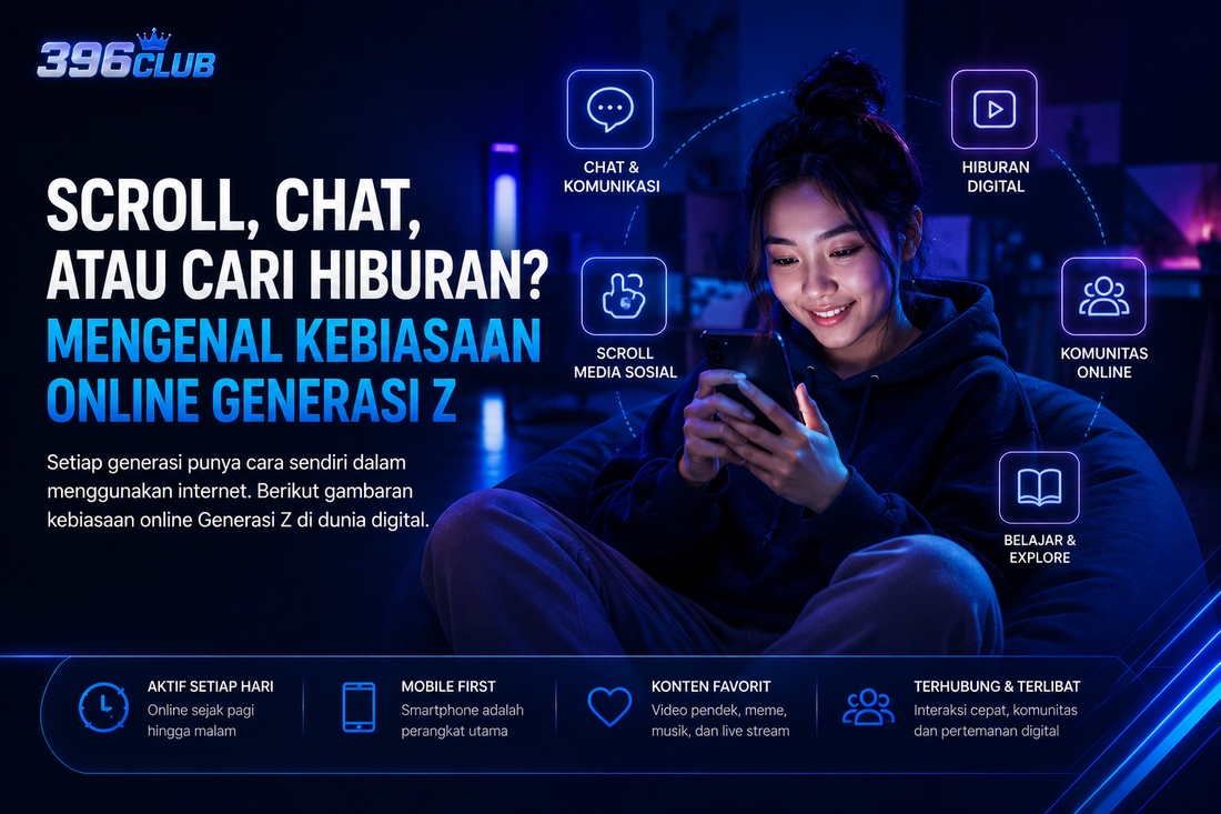 Scroll, Chat, atau Cari Hiburan? Mengenal Kebiasaan Online Generasi Z