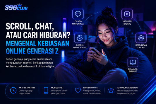 Scroll, Chat, atau Cari Hiburan? Mengenal Kebiasaan Online Generasi Z